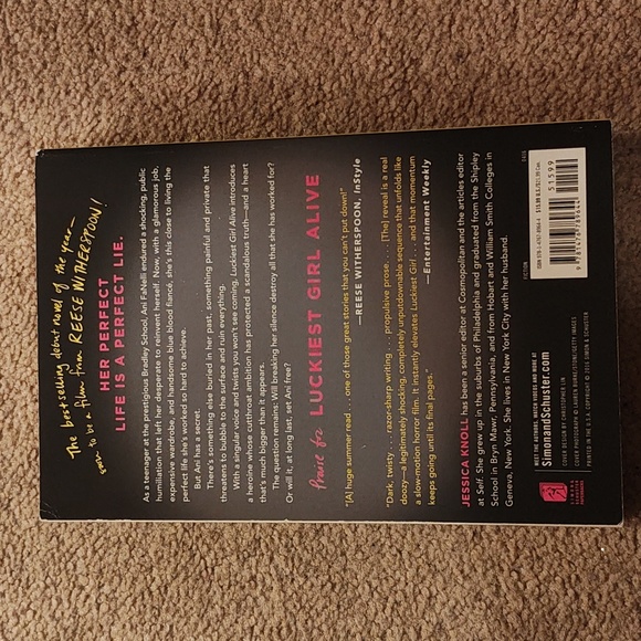 “Luckiest Girl Alive” by Jessica Knoll book - Picture 2 of 2
